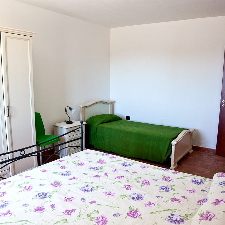Camera da letto App5 e App6 (Letto matrimoniale e letto singolo)